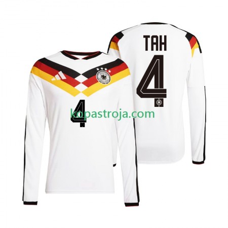 Billiga Fotbollströjor Tyskland Jonathan Tah 4 Hemma tröja WM 2026 Långärmad